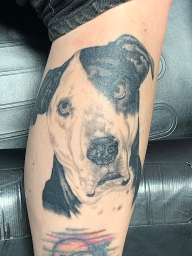 Explore sleeve cover up tattoo ideas, creative tattoo ideas in Holly, available at Loyalty Tattoo Company