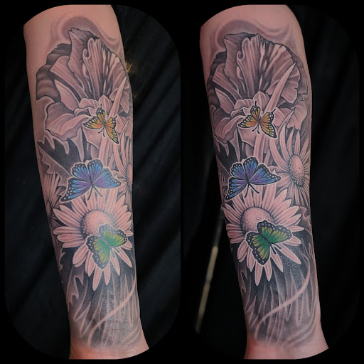 Explore tinkerbell tattoo ideas, creative tattoo ideas in Menomonee Falls, available at Cal Tattoo