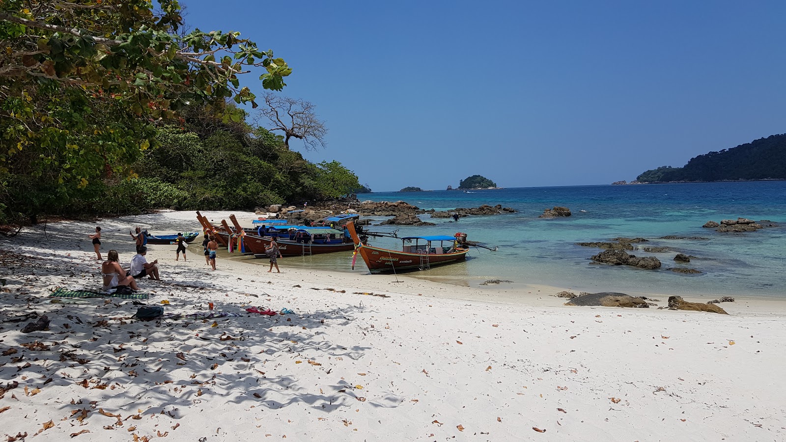 Photo of Monkey Beach with white fine sand surface