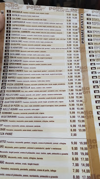 Pizzeria Rosticceria Pollo D`Oro à Mazara del Vallo carte