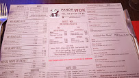 Carte du Panda Wok à Maubeuge