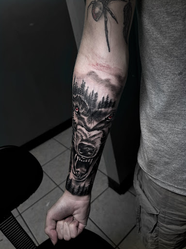 Explore dracula tattoo ideas, creative tattoo ideas in Lavonia, available at 1890 Tattoo Co.