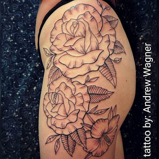 Explore tramp stamp tattoo cover up ideas, creative tattoo ideas in Vincennes, available at Silver Owl Tattoo