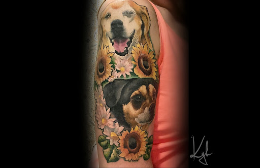 Explore bow tattoo ideas, creative tattoo ideas in Wakefield, available at Black Lotus Tattoo Studios