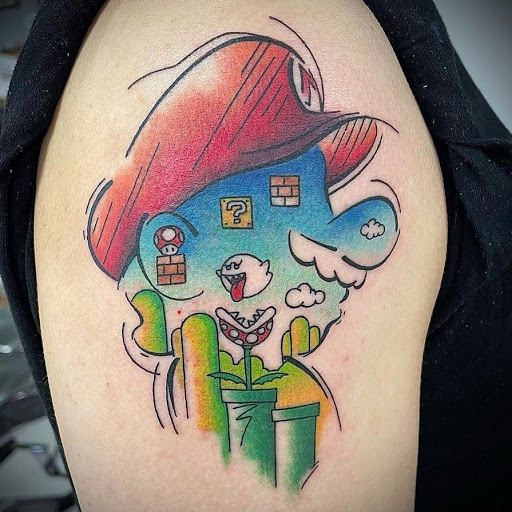 Explore tattoo ideas for music, creative tattoo ideas in Schaumburg, available at Atmosphere Tattoo Gallery - Schaumburg