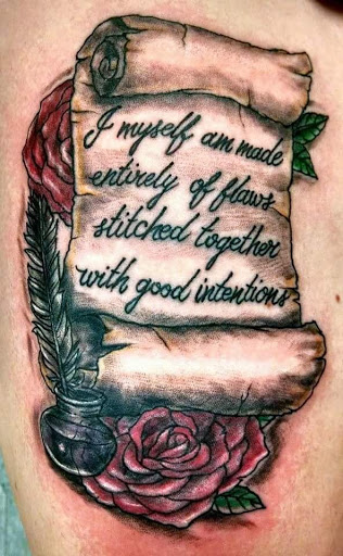 Explore tramp stamp tattoo cover up ideas, creative tattoo ideas in Buffalo, available at Signature Ink