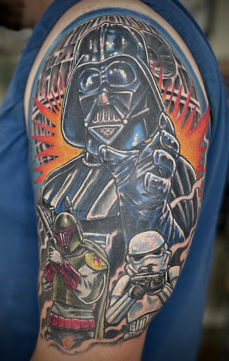 Explore cool back tattoo ideas, creative tattoo ideas in Manhattan, available at Syndicate Tattoo