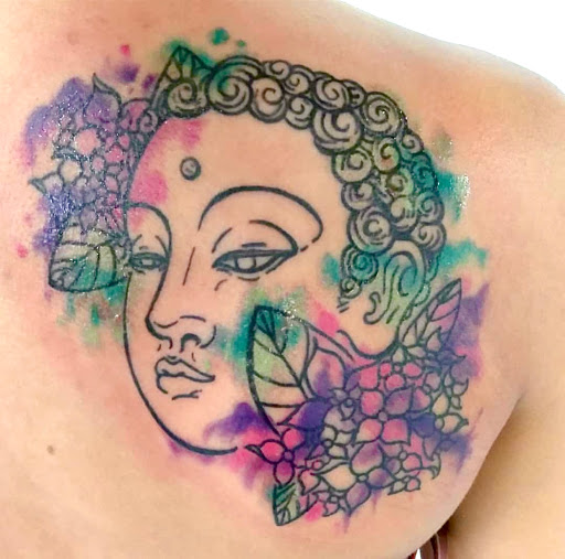 Explore black and white sleeve tattoo ideas, creative tattoo ideas in San Diego, available at SD Tattoo