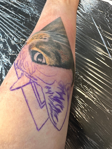 Explore matching tattoos for father and son ideas, creative tattoo ideas in Washington, available at Trilogy Atelier - DC Tattoo Shop Piercing Studio