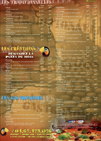 Pizzeria Latt'In Pizz & Burgers Lattes à Lattes (le menu)