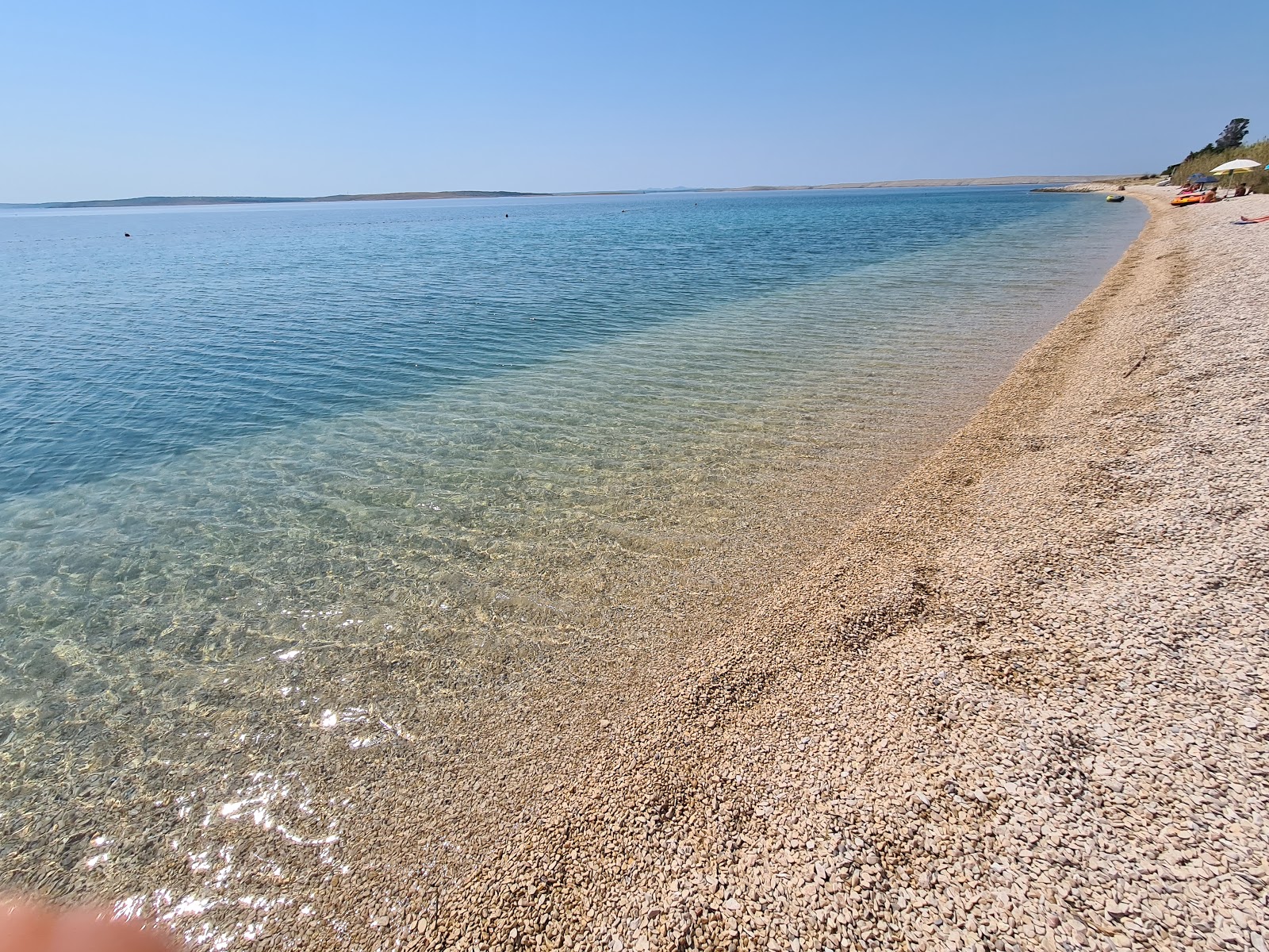 Fotografija Smokvica beach z turkizna čista voda površino