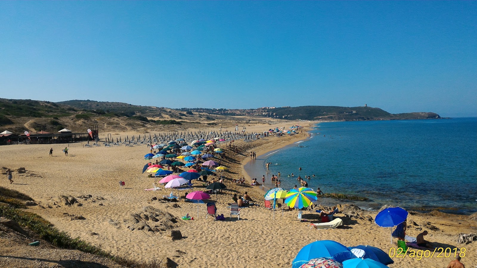 Foto af Spiaggia di Pistis med blåt rent vand overflade