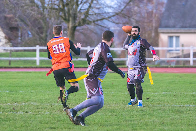 EAGLES DE L'AIGLE Football Americain Flag à L'Aigle