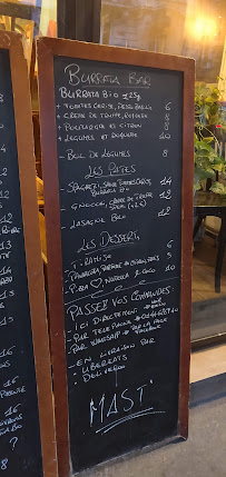 Mast' à Paris menu