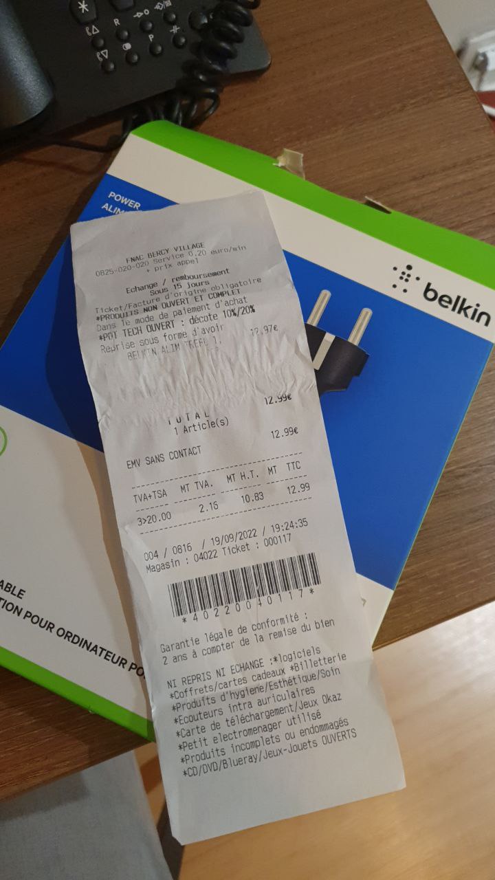 Photo n° 1 de l'avis de georgesgallien. fait le 19/09/2022 à 17:58