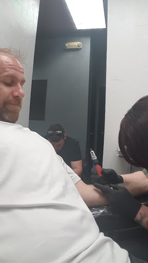 Explore female elbow tattoo ideas, creative tattoo ideas in Oklahoma City, available at Bloodline Elite Tattooing