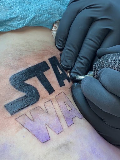 Explore tattoo ideas moon and stars, creative tattoo ideas in Marietta, available at Sink or Swim Studio and Gallery