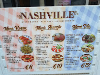 Menu / carte de Nashville à Margherita di Savoia