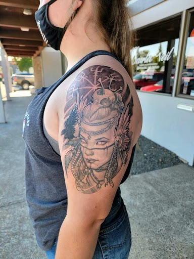 Explore japanese forearm tattoo ideas, creative tattoo ideas in Rogers, available at Tailored Fit Tattoo and Gallery