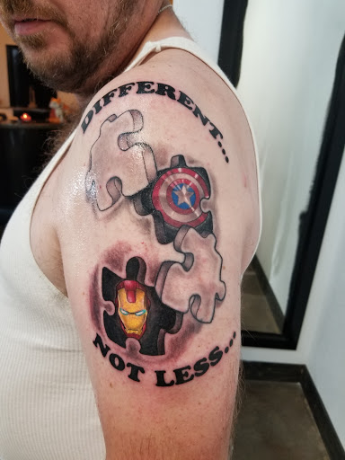 Explore tattoo pattern ideas, creative tattoo ideas in Denison, available at Calypso Tattoo