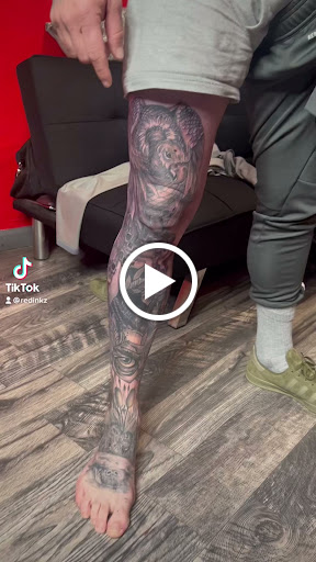 Explore black hole tattoo ideas, creative tattoo ideas in New York, available at Redink Tattoo Studio