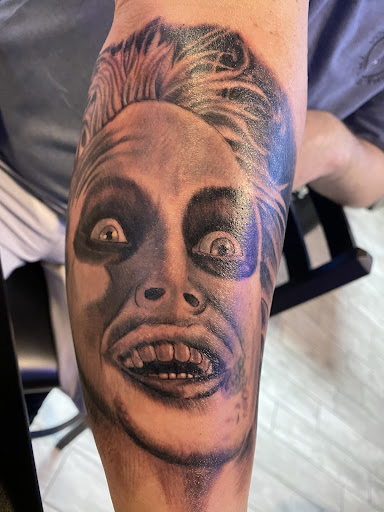 Explore marvel comic tattoo ideas, creative tattoo ideas in Emporia, available at Redrum Tattoo & piercing