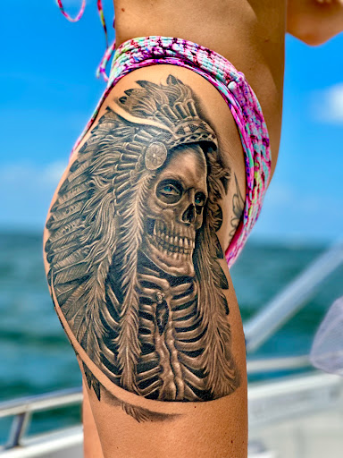 Explore tattoo ideas patriotic, creative tattoo ideas in Sarasota, available at SEVEN SINS Tattoo Studio