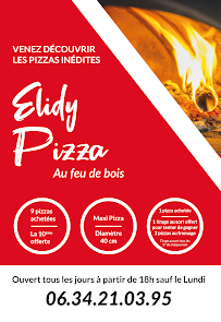 Carte du Elidy Pizza à Istres