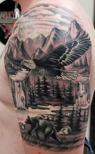 Explore small witch tattoo ideas, creative tattoo ideas in Knoxville, available at Archangel Custom Ink Tattoo & Piercing