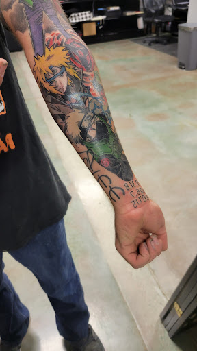 Explore tattoo word cover up ideas, creative tattoo ideas in Sabetha, available at Ink Addiction