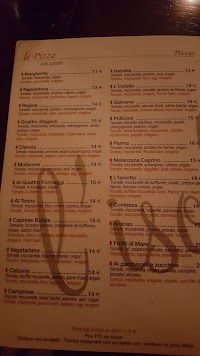 L'isolotto à Paris menu