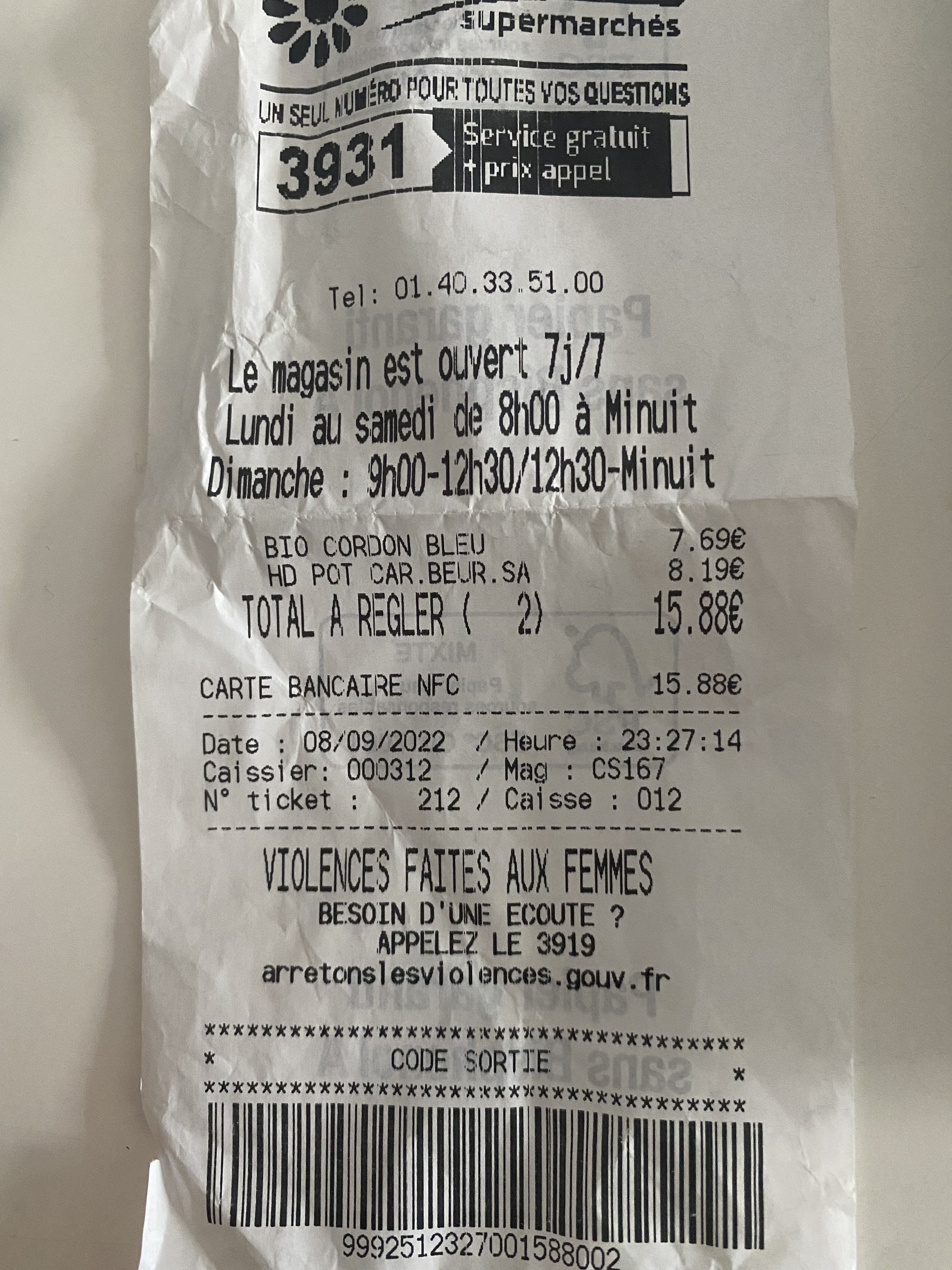 Photo n° 2 de l'avis de Jacky.a fait le 12/09/2022 à 13:46