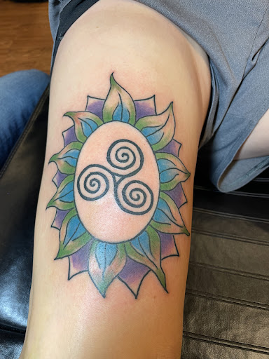 Explore funny friend tattoo ideas, creative tattoo ideas in Normal, available at Smokin Aces Tattoo Company