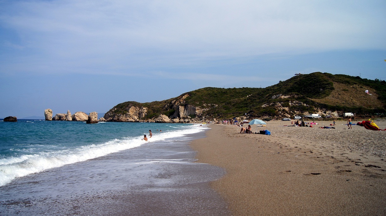 Foto van Melani secret beach en zijn prachtige landschap
