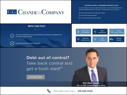 Chande & Company Inc. - Consumer Proposal and Licensed Insolvency Trustee