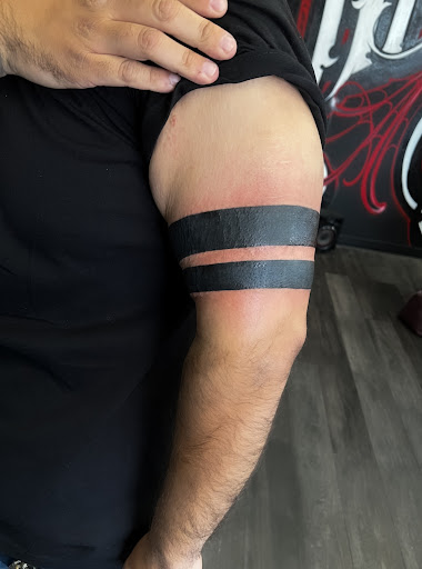 Explore st michael tattoo ideas, creative tattoo ideas in Silver City, available at Independent Ink Tattoo