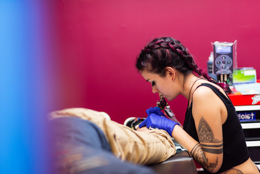 Explore family crest tattoo ideas, creative tattoo ideas in Providence, available at F.I.N.A.O. Ink Tattoo Company