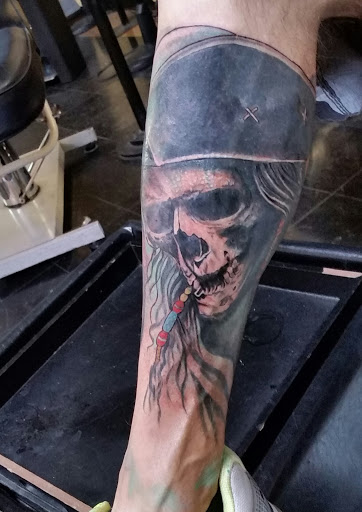 Explore mens chest tattoo ideas small, creative tattoo ideas in Wylie, available at Scarecrow Galleries Tattoo Company