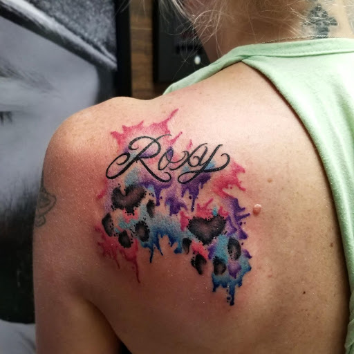 Explore daredevil tattoo ideas, creative tattoo ideas in Edinboro, available at No Regrets Tattoo (Appointment Only)