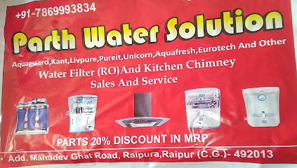 (Yuvraj's) Parth Water Solution- Water Purifier supplier in Raipur / Water Filters (RO) | Chimney | Sales & Repairs Services