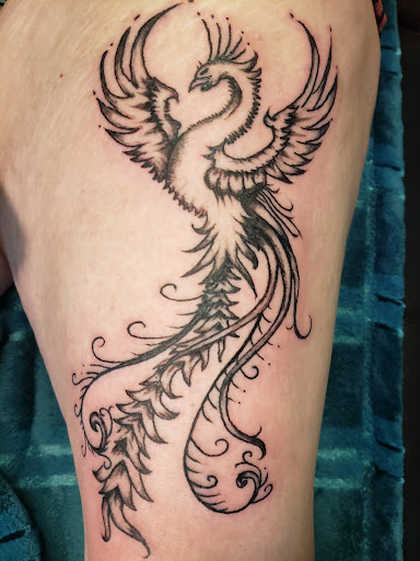 Explore aztec sleeve tattoo ideas for men, creative tattoo ideas in Salem, available at Body Graphix Tattoo Studio