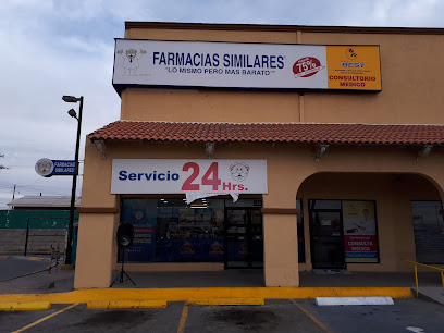 Farmacias Similares Blvd. Oscar Flores Sanchez 6640 Lc 15, Parque Industrial Zaragoza, Nuevo Hipódromo, 32685 Cd Juarez, Chih. Mexico