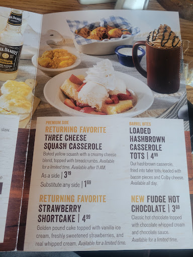 American Restaurant «Cracker Barrel Old Country Store», reviews and photos, 155 Steele Rd, Franklin, KY 42134, USA