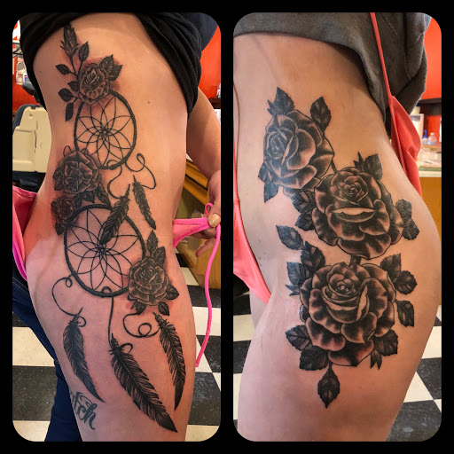 Explore papa bear tattoo ideas, creative tattoo ideas in Black River Falls, available at Black River Tattoo