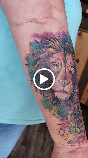 Explore side leg tattoo ideas, creative tattoo ideas in Coquille, available at Inspired Ink Tattoo Shop