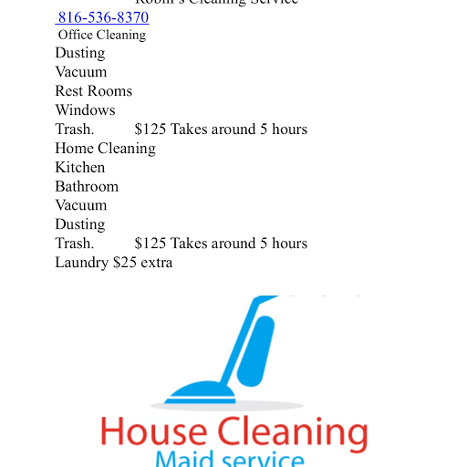 Robin's Cleaning Service'