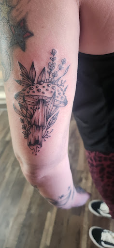 Explore patch work tattoo ideas, creative tattoo ideas in Wabash, available at Steel Rose Tattoo Studio