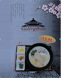 China Restaurant Kaisergarten à Villingen-Schwenningen menu