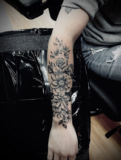 Explore pineapple tattoo ideas, creative tattoo ideas in Moberly, available at Blackheart Collective