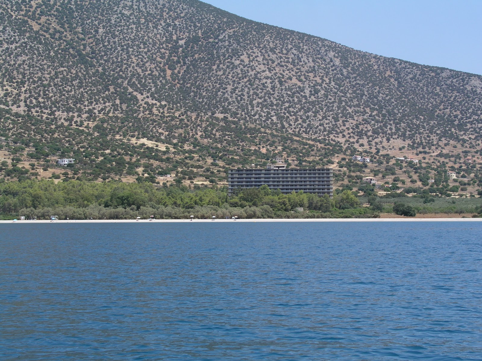 Paralia Salanti'in fotoğrafı - tatil için iyi evcil hayvan dostu nokta